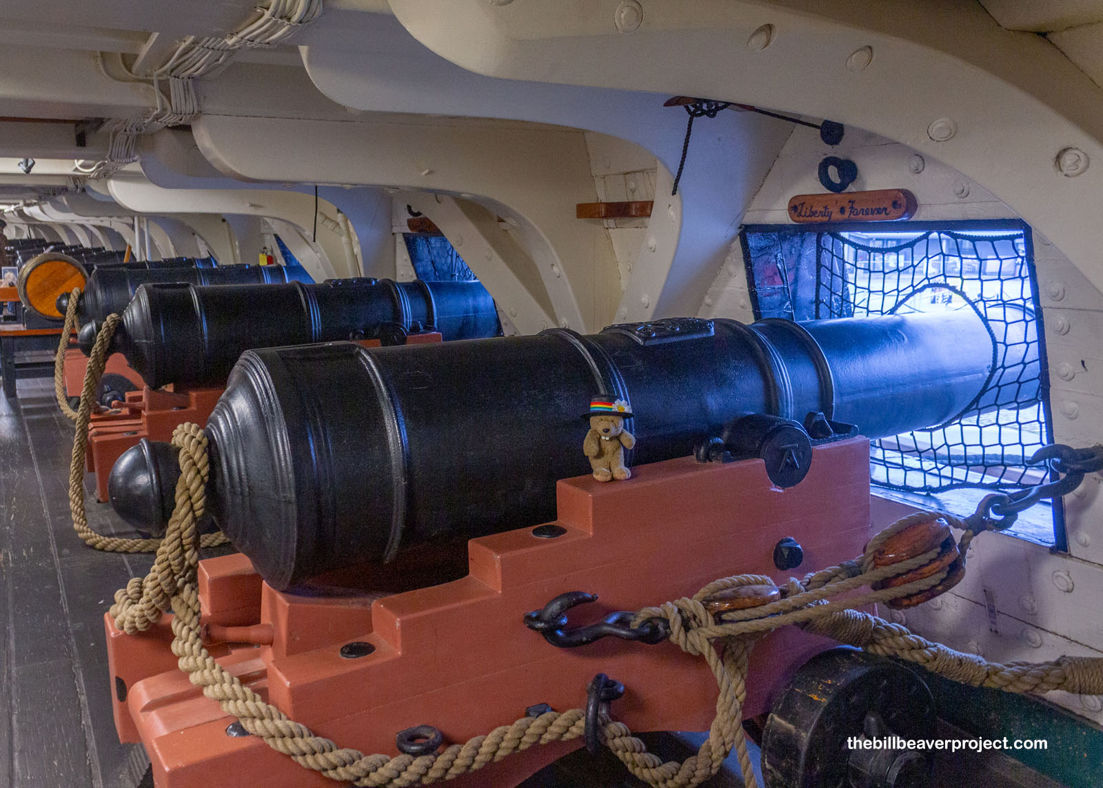 Even more cannons on the lower deck!