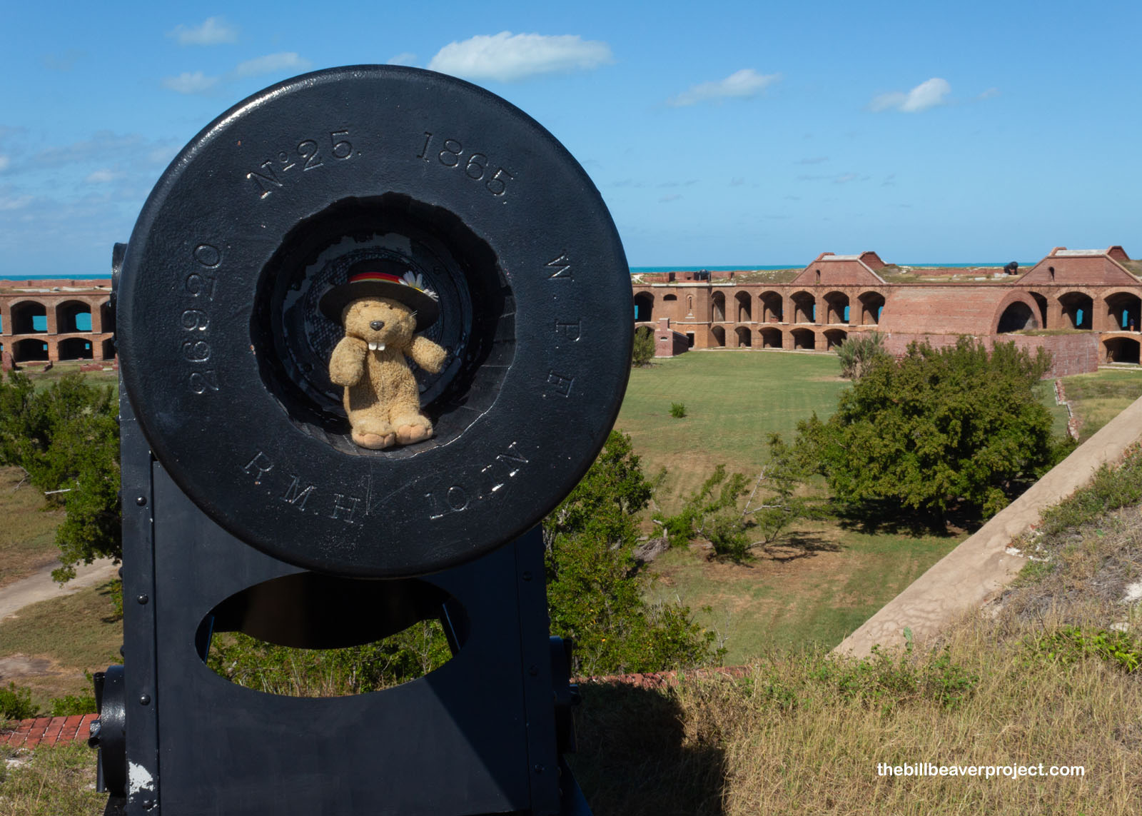 A view of Fort Jefferson from the top level!