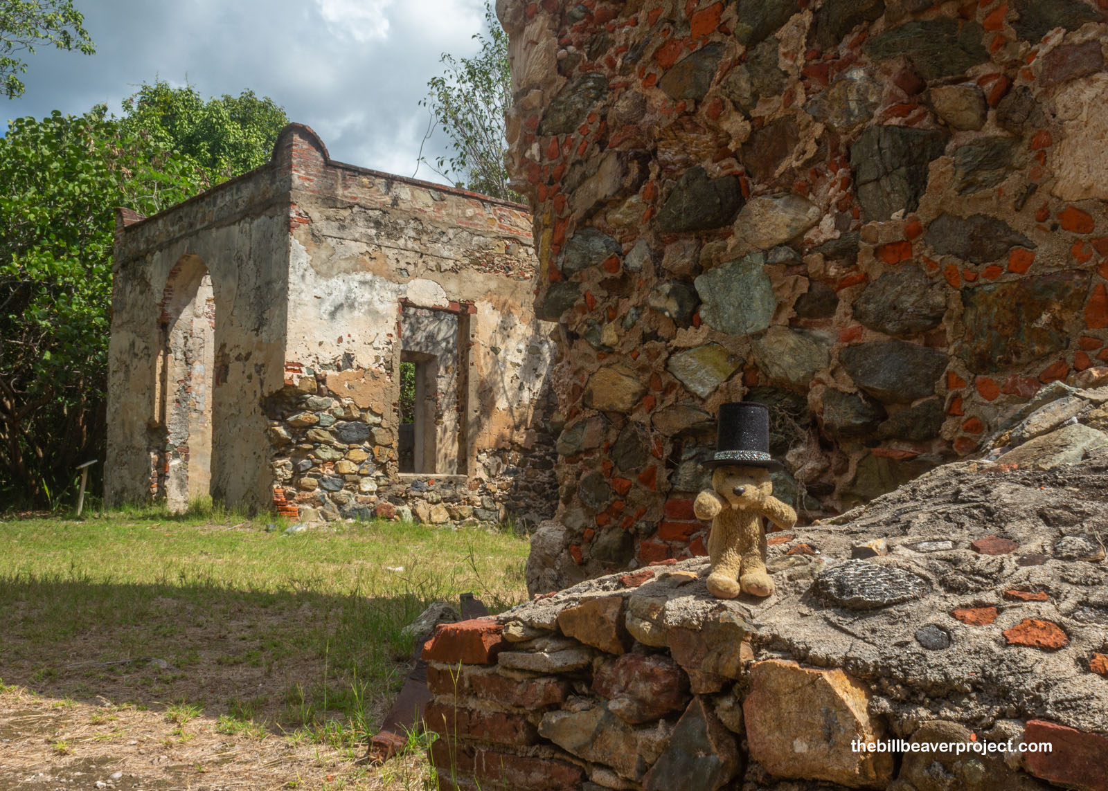 Looking toward the back of the factory and the rum distillery!