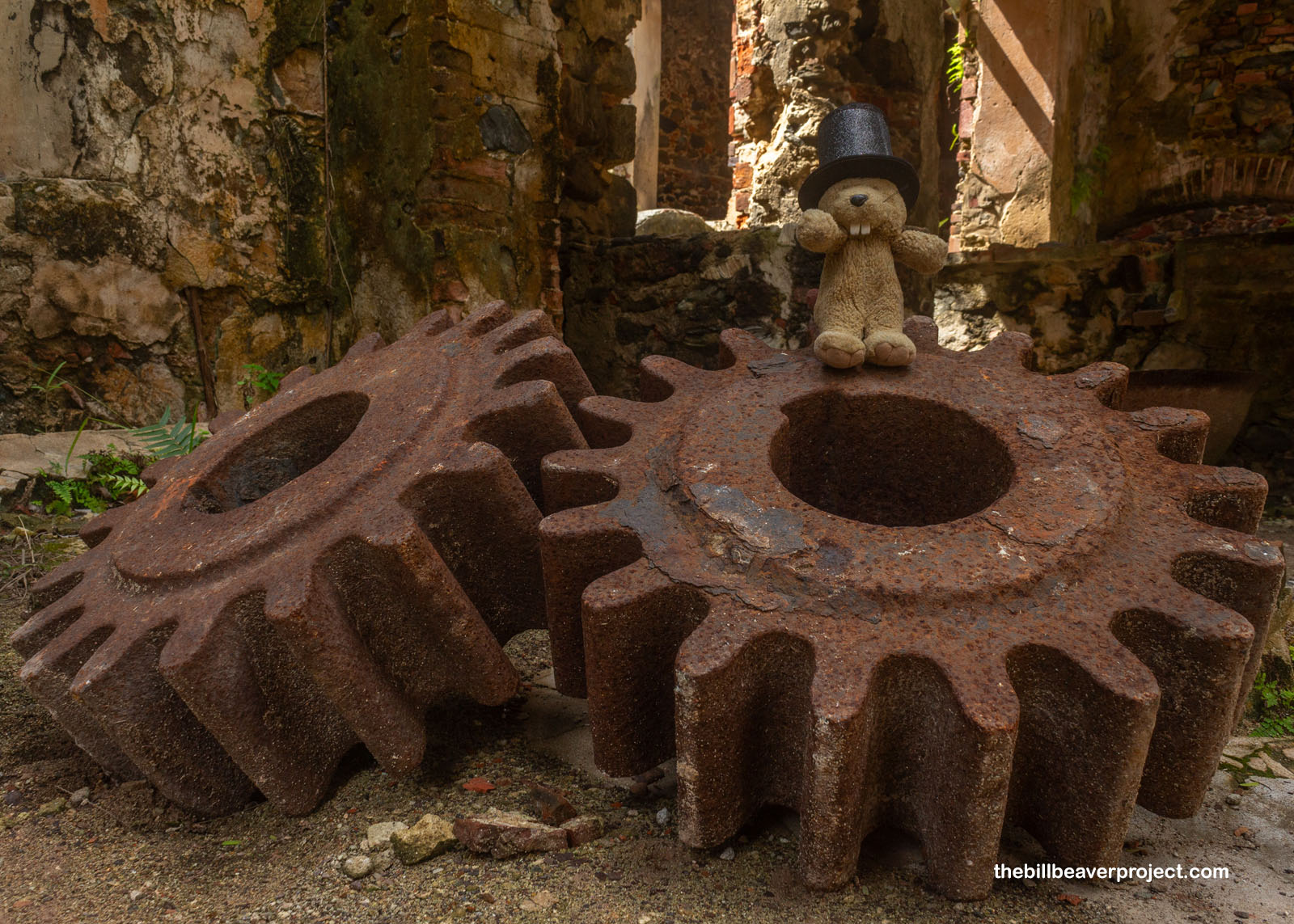 Some huge gears from the factory!