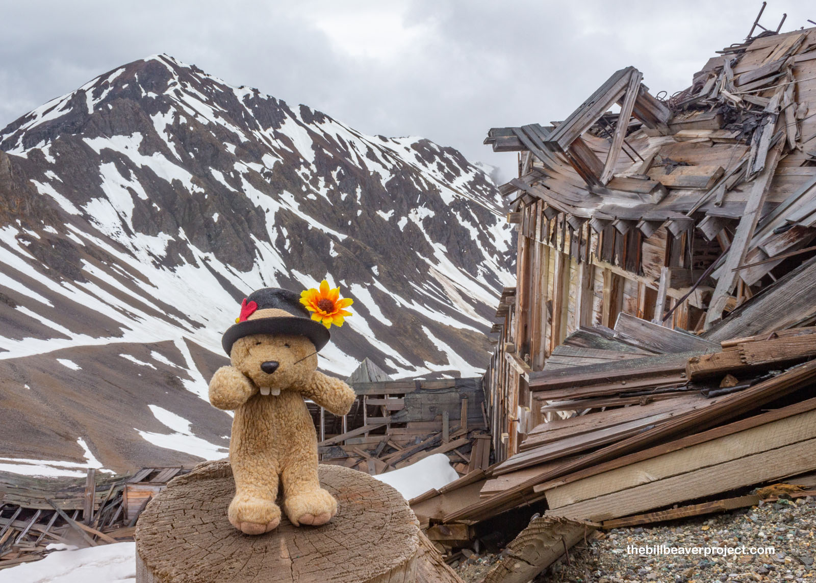 The remote, historic Bonanza Mine!