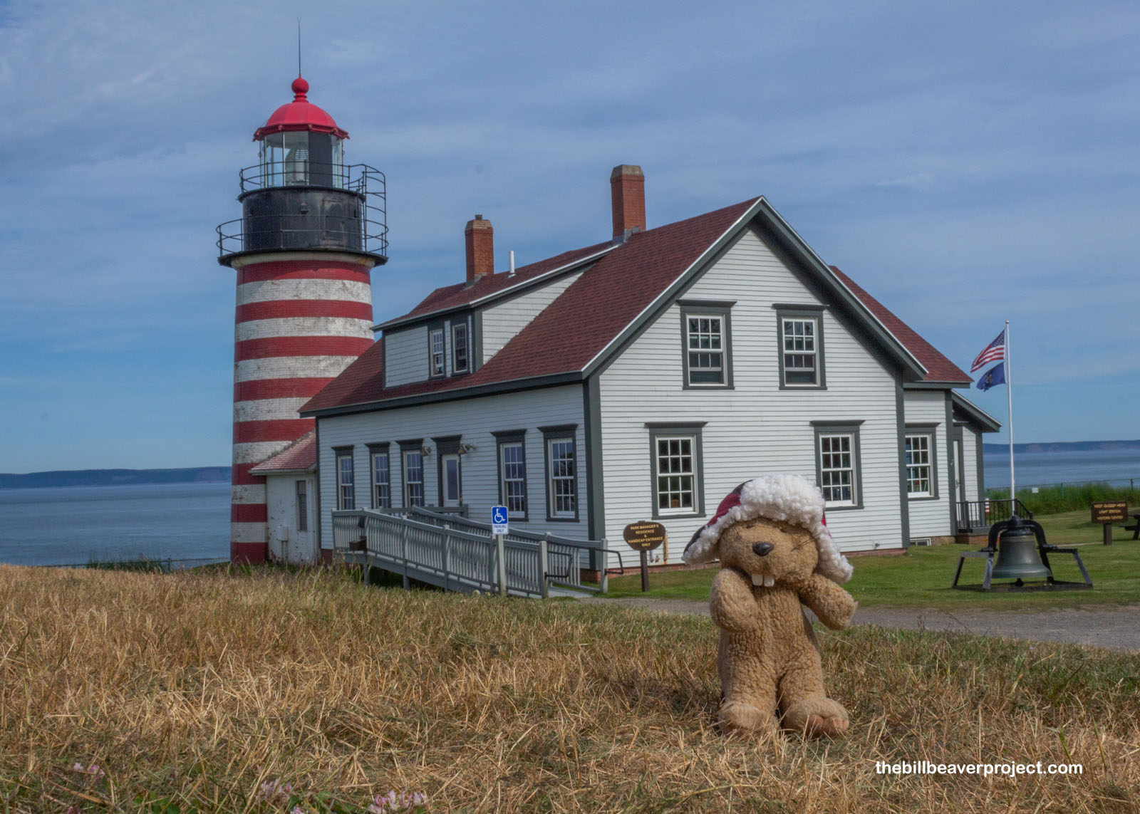 A spectacular view of the lighthouse overlooking the Atlantic!