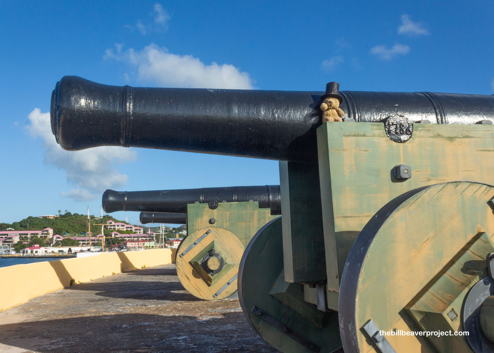 It took a lot of cannons to keep this fort intact!