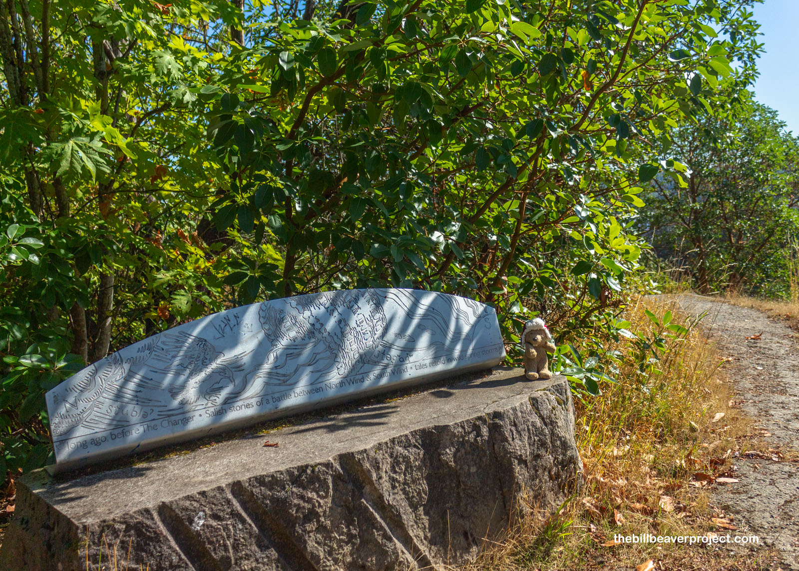 A bench commemorating the Battle of the Winds!