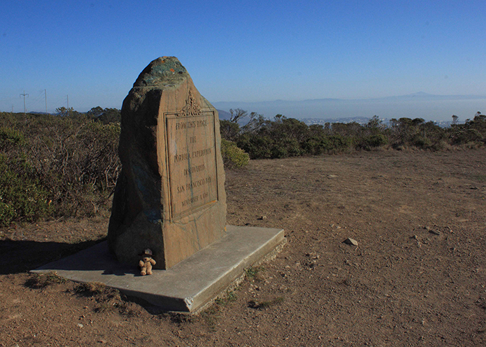 Site of the Discovery of San Francisco Bay!