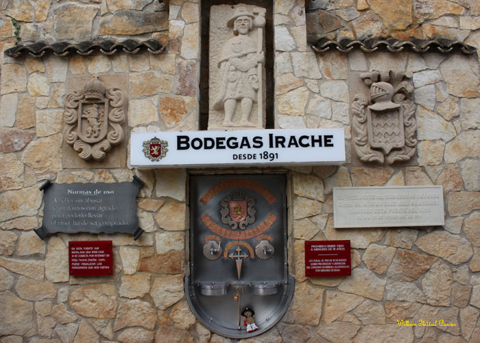 The Wine Fountain at Bodegas Irache!