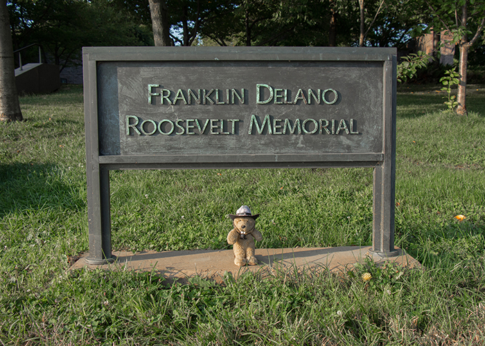 The Franklin Delano Roosevelt Memorial!