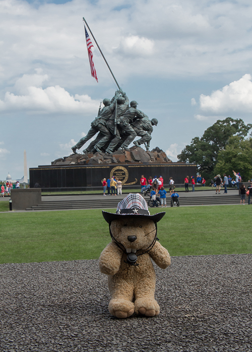 The US Marine Corps War Memorial!