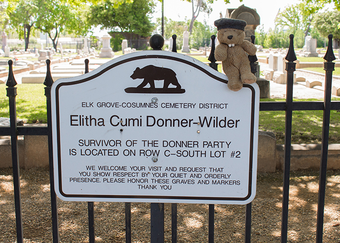 Grave of Elitha Cumi Donner Wilder!