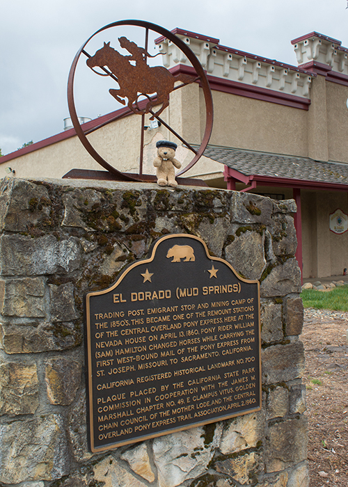 Overland Pony Express Route, El Dorado!
