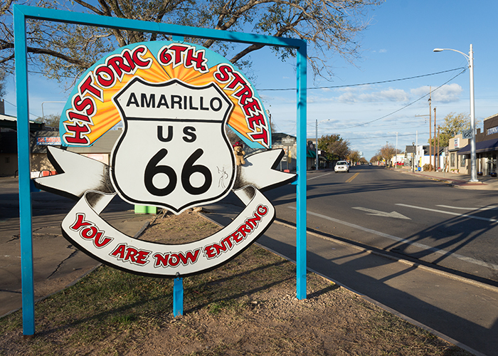 Route 66 in Amarillo!