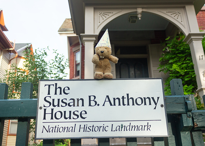 The Susan B. Anthony House!
