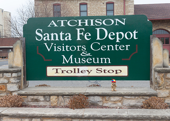 Atchison Santa Fe Freight Depot!