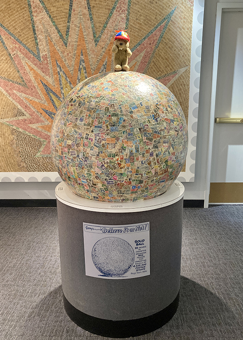 World’s Largest Ball of Stamps!