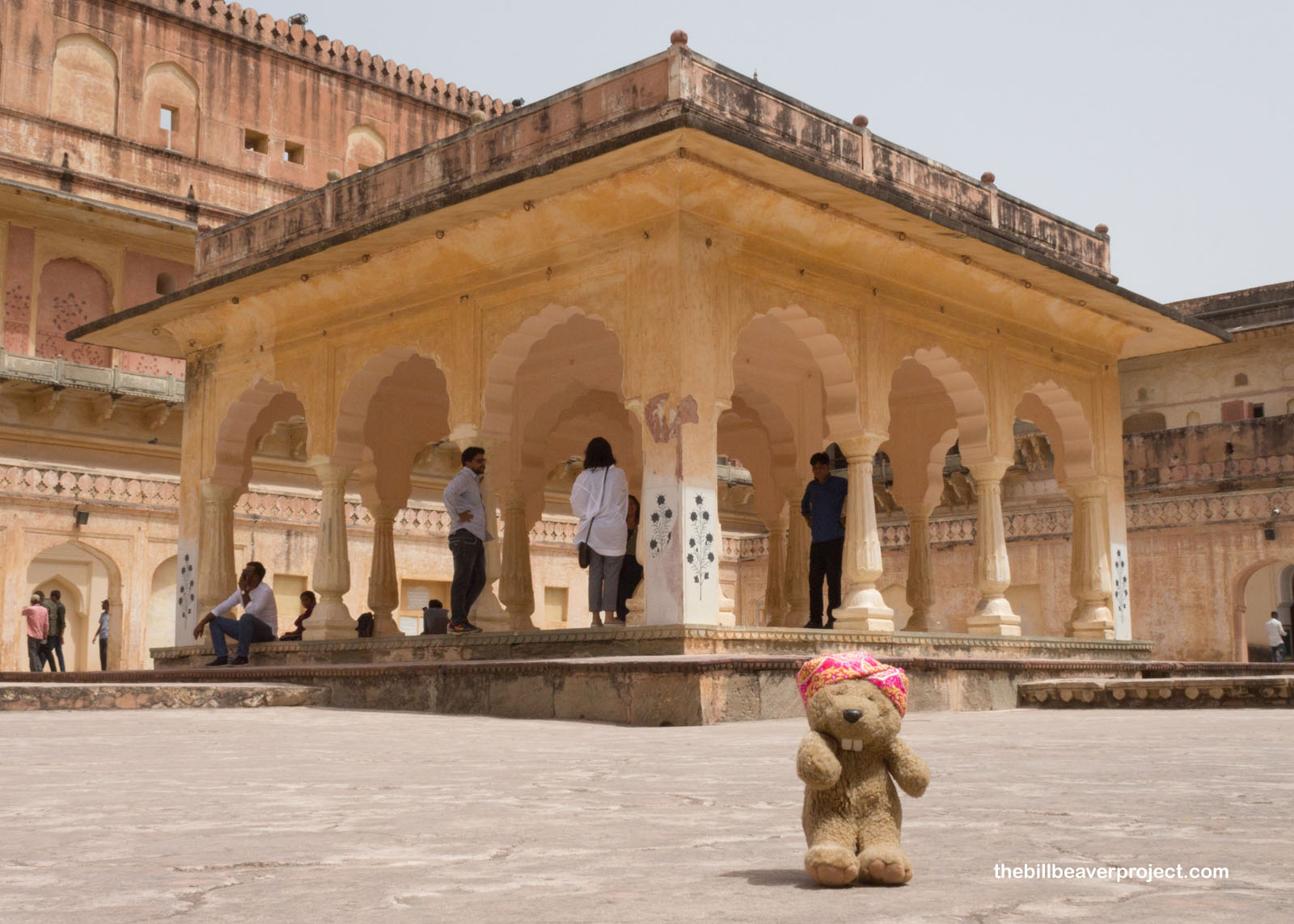 The center of the raja's harem, where the queens and concubines would meet him publicly!