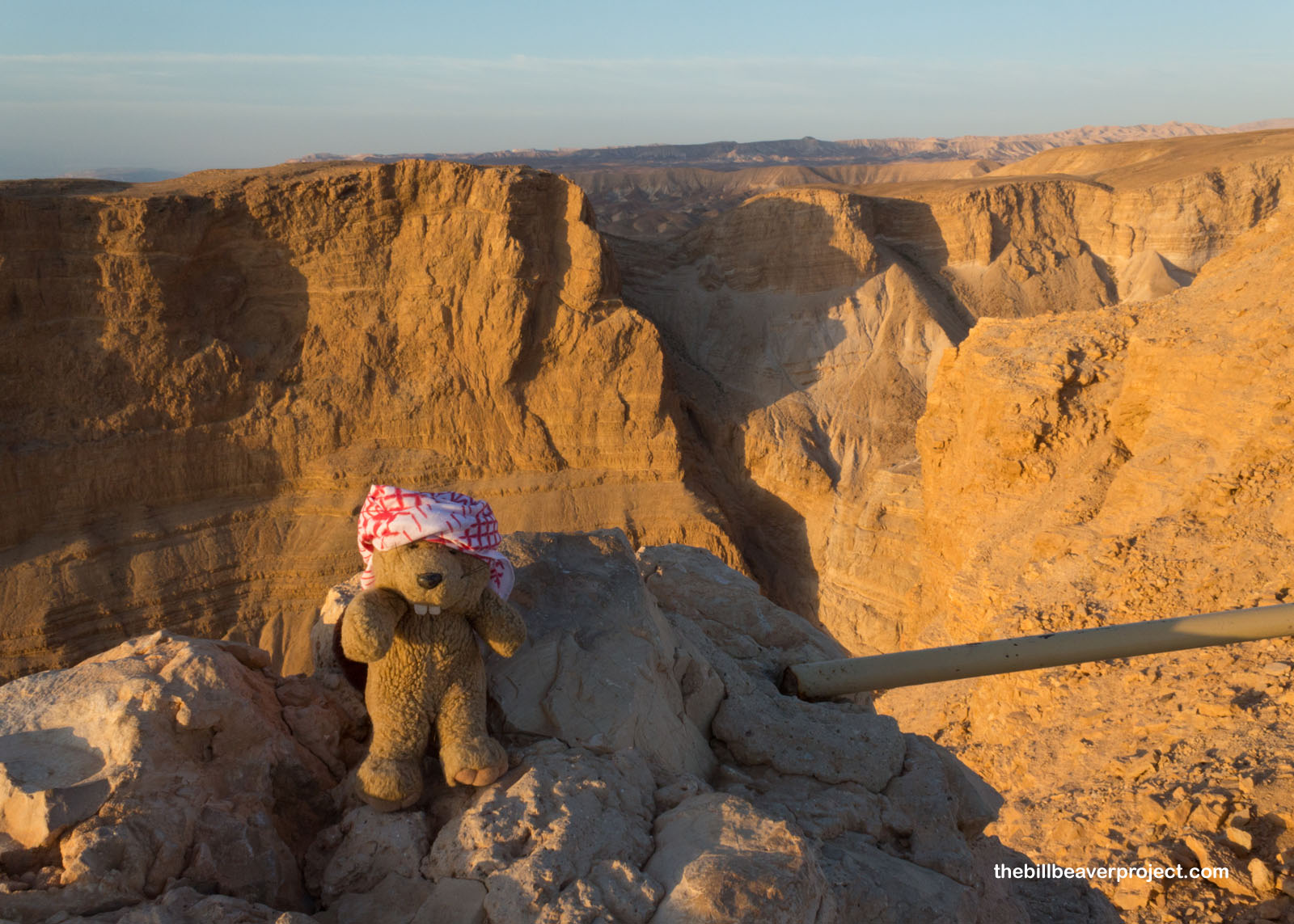 This fortress is super high above Wadi Masada!