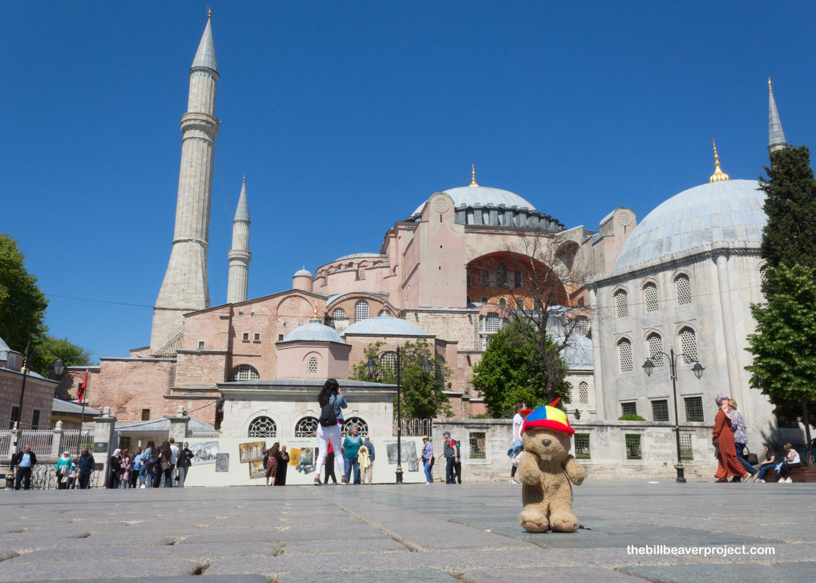 A closer view of the Hagia Sophia!