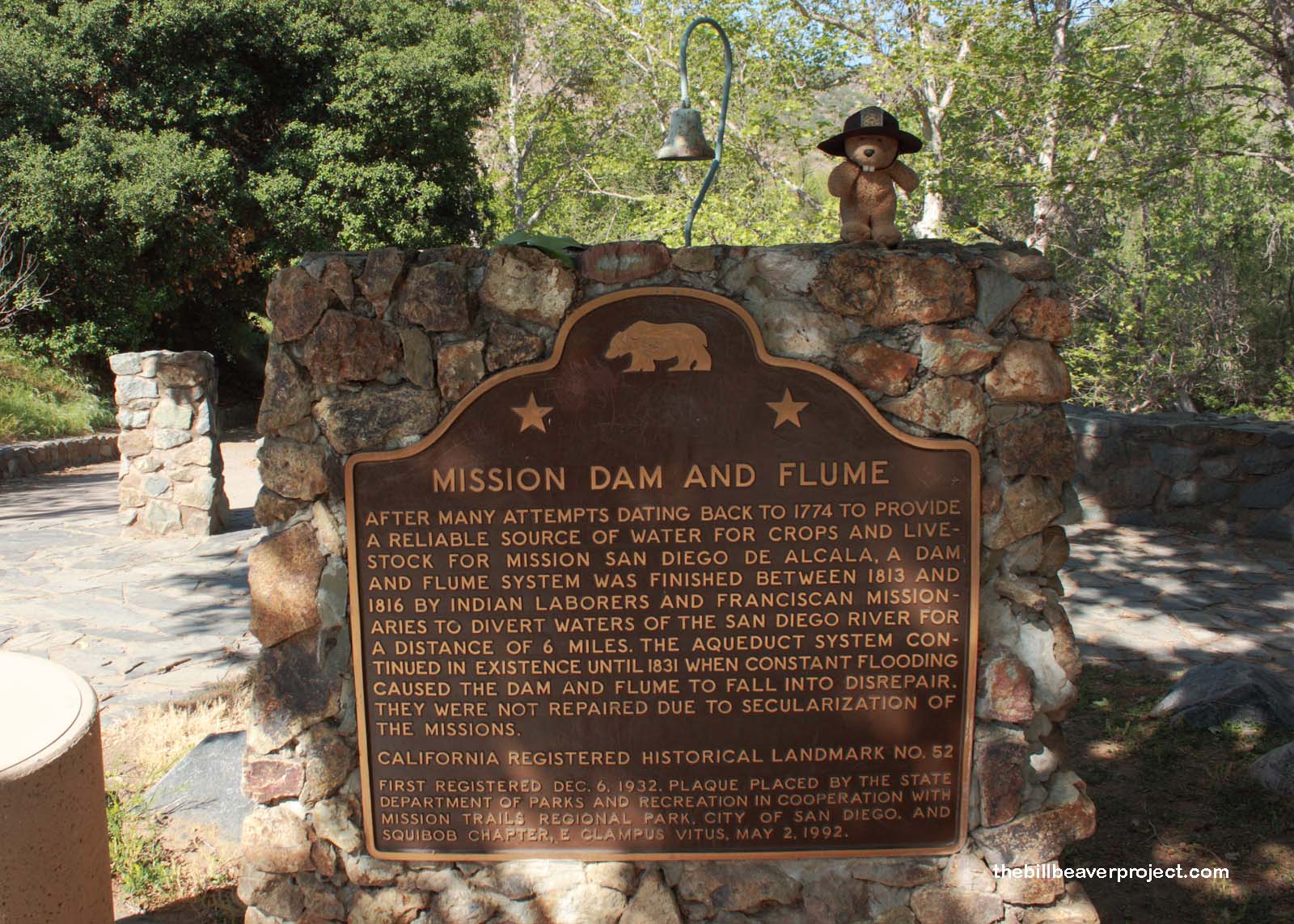 Mission Dam and Flume