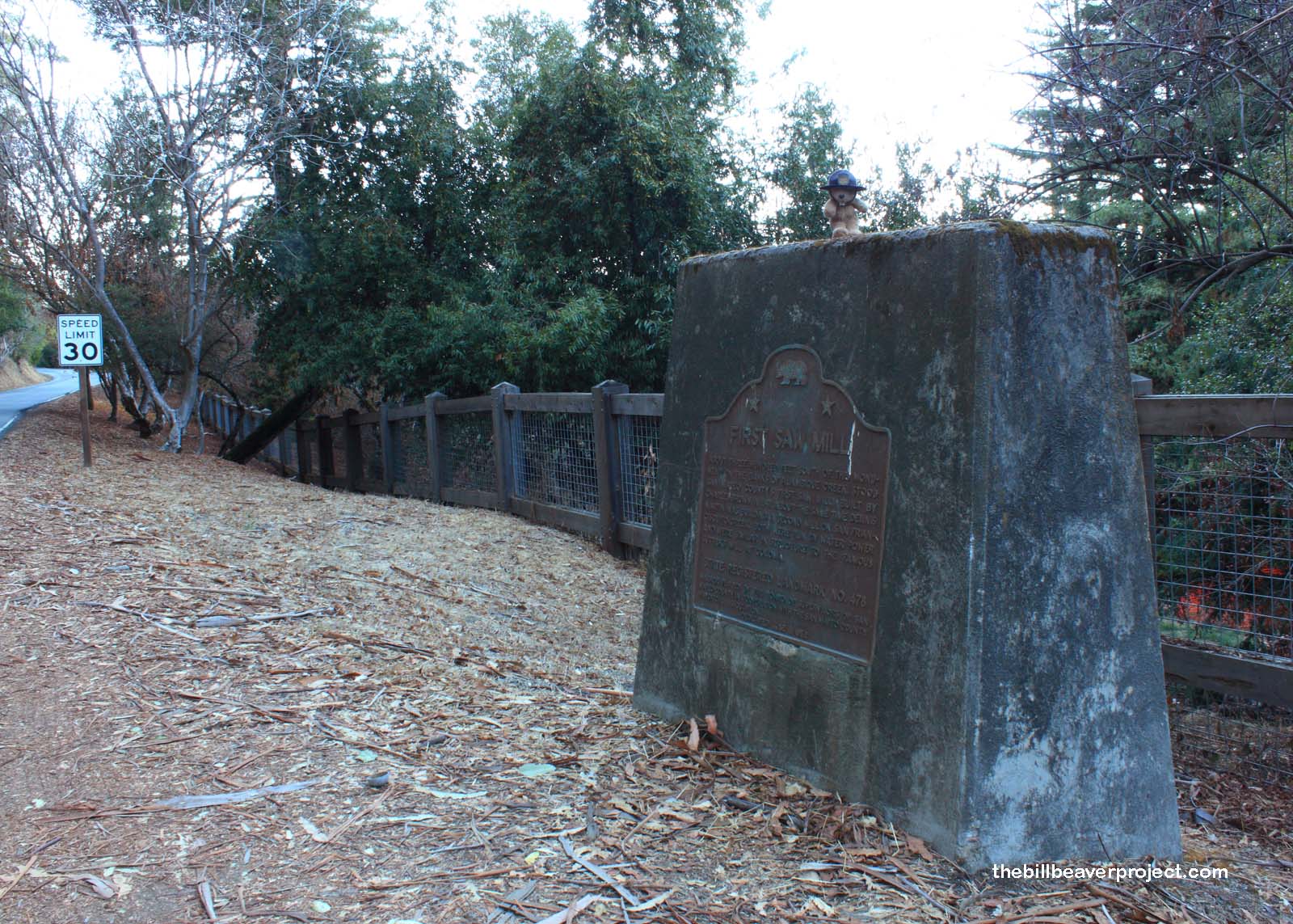 Site of San Mateo County's First Sawmill