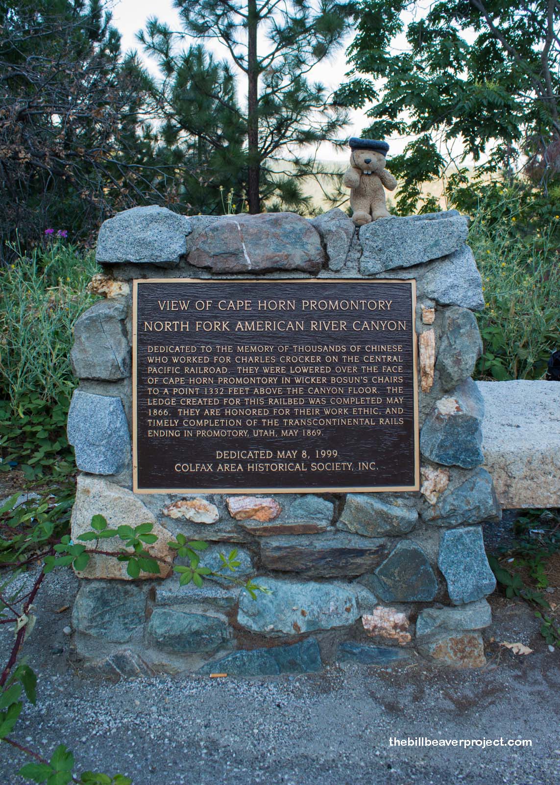 First Transcontinental Railroad, Cape Horn Promontory