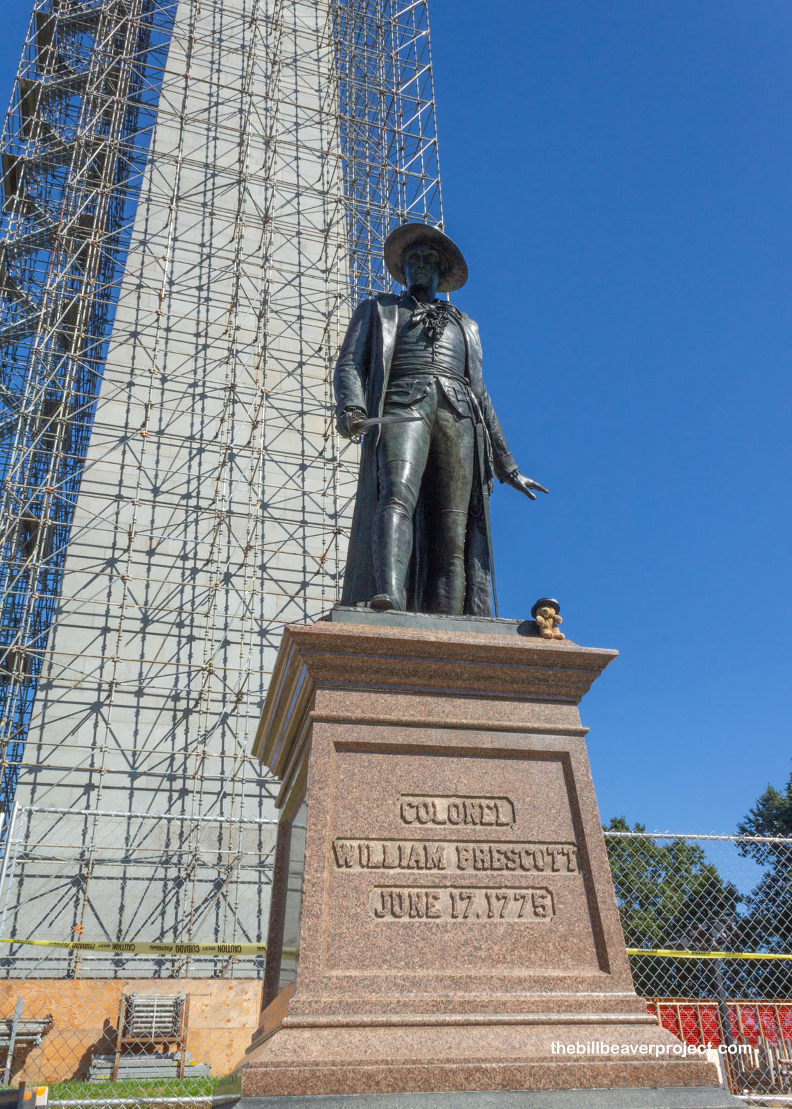A statue of Colonel William Prescott!