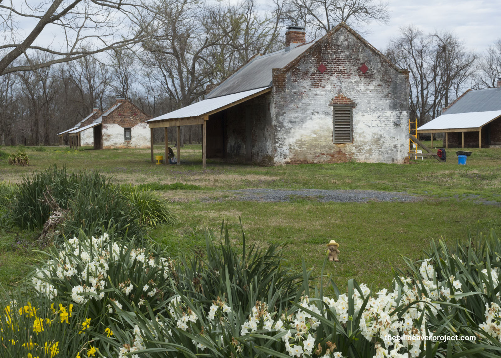 The houses where enslaved people lived!
