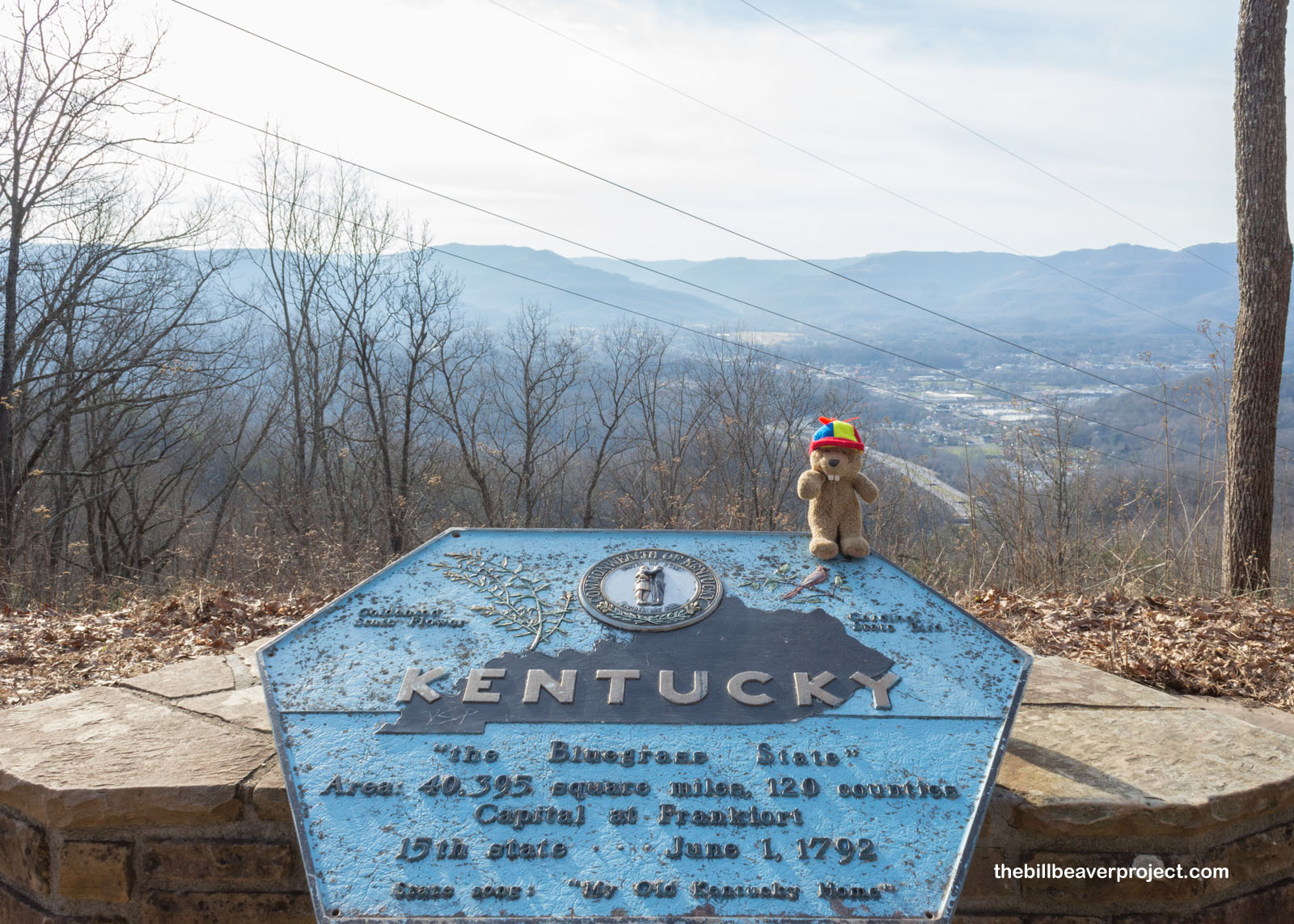 View into Kentucky from Tri-State Peak!