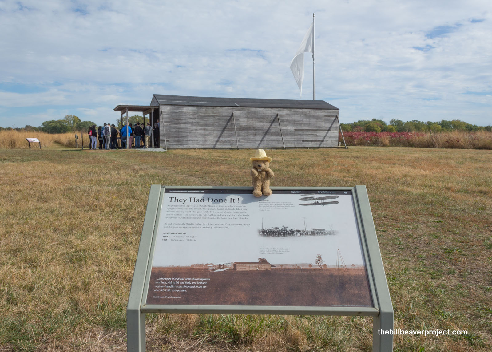 The original launching facilities are reconstructed at Huffman Prairie!