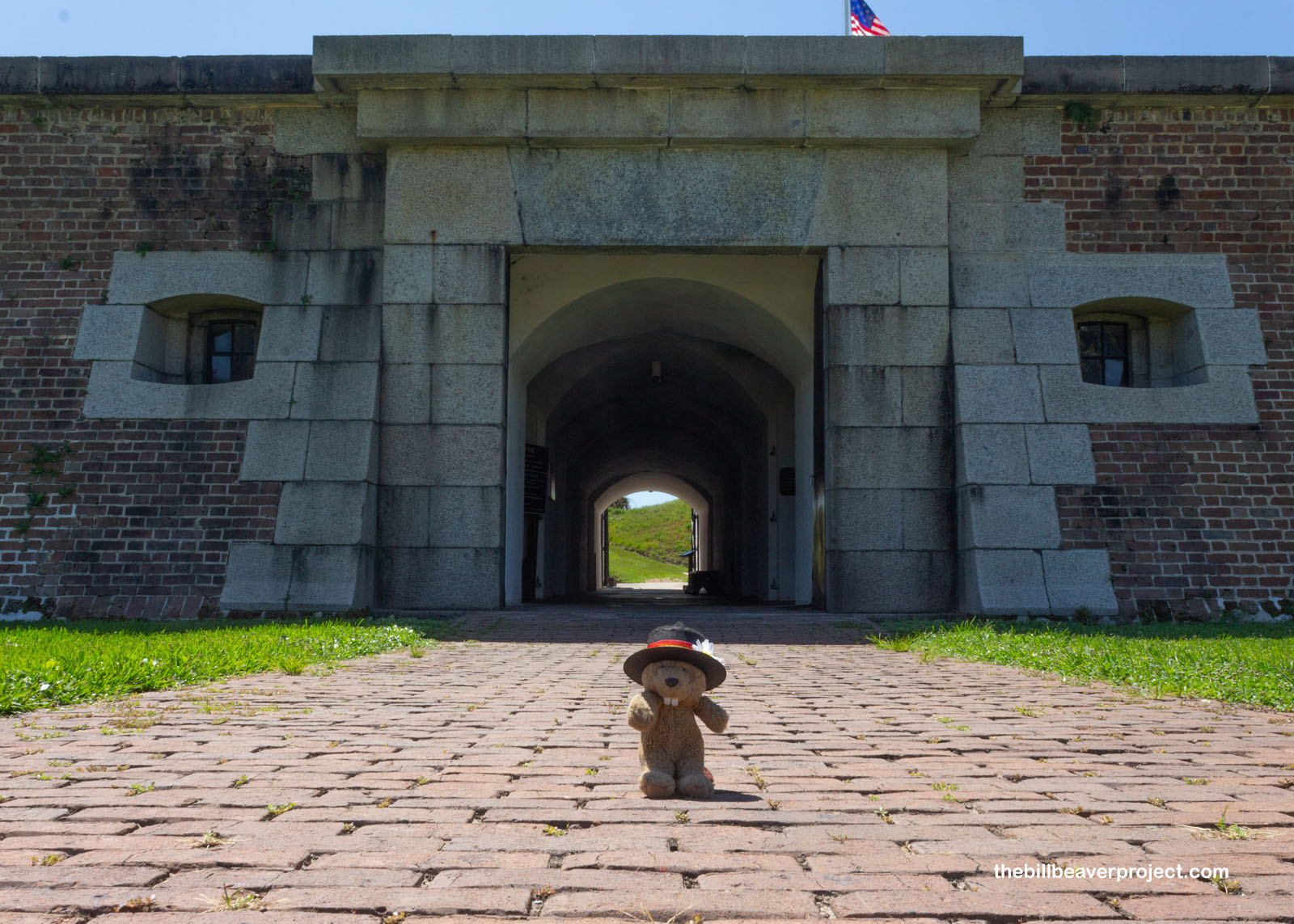 The entrance to Fort Moultrie!