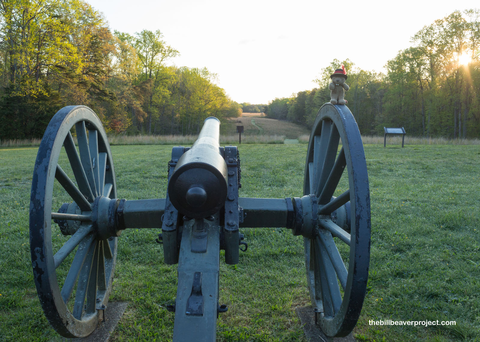 Frosty morning over Chancellorsville Battlefield!