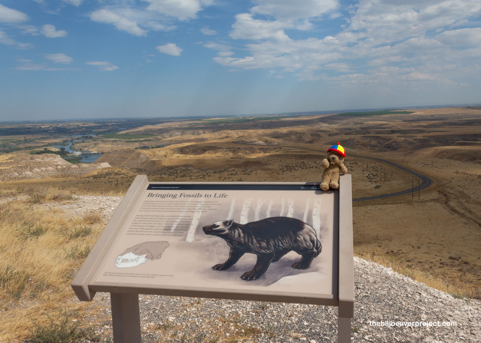 Overlooking the Oregon Trail route!