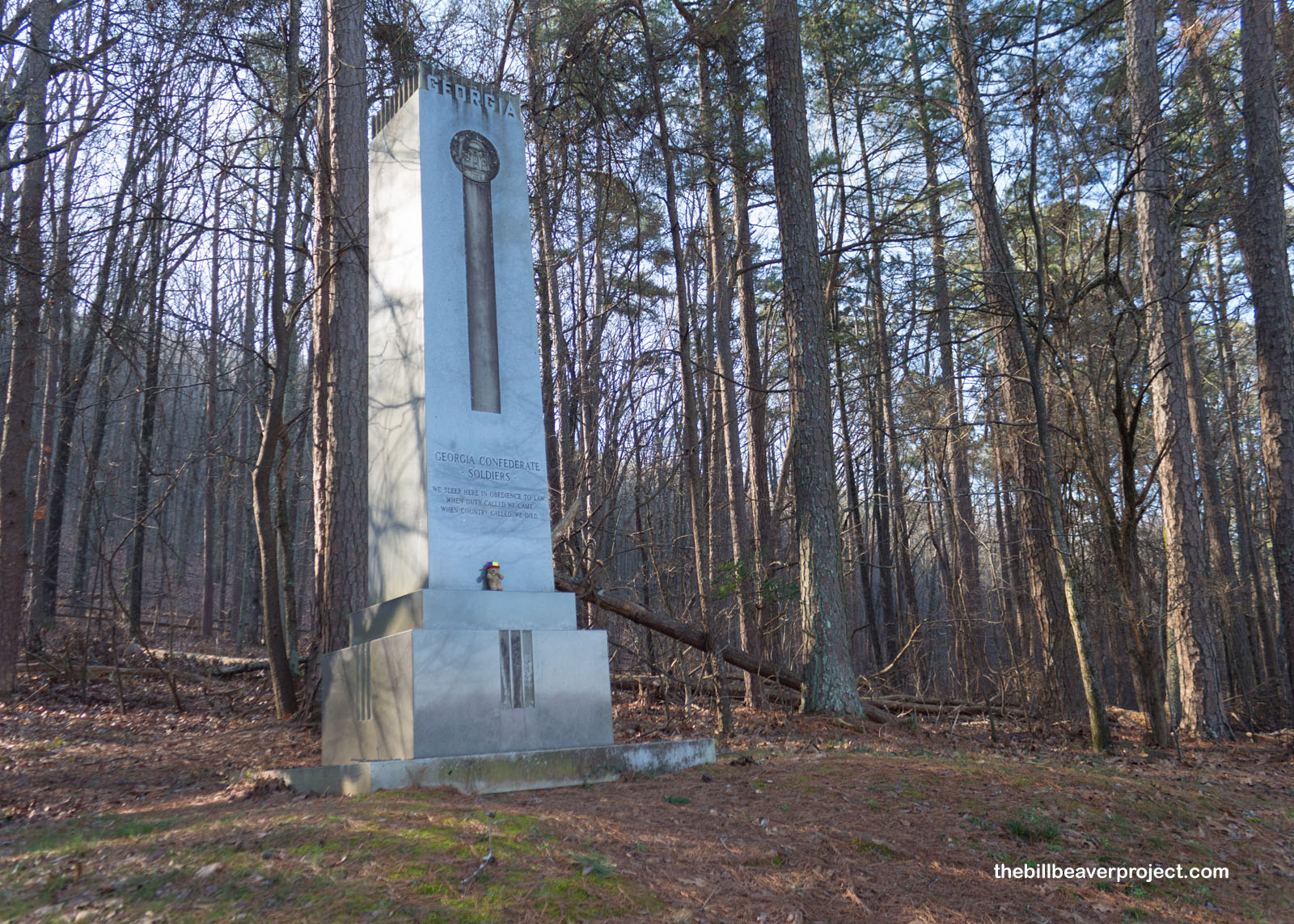 Though no troops from Georgia fought at Kennesaw Mountain, this monument honors them anyway!