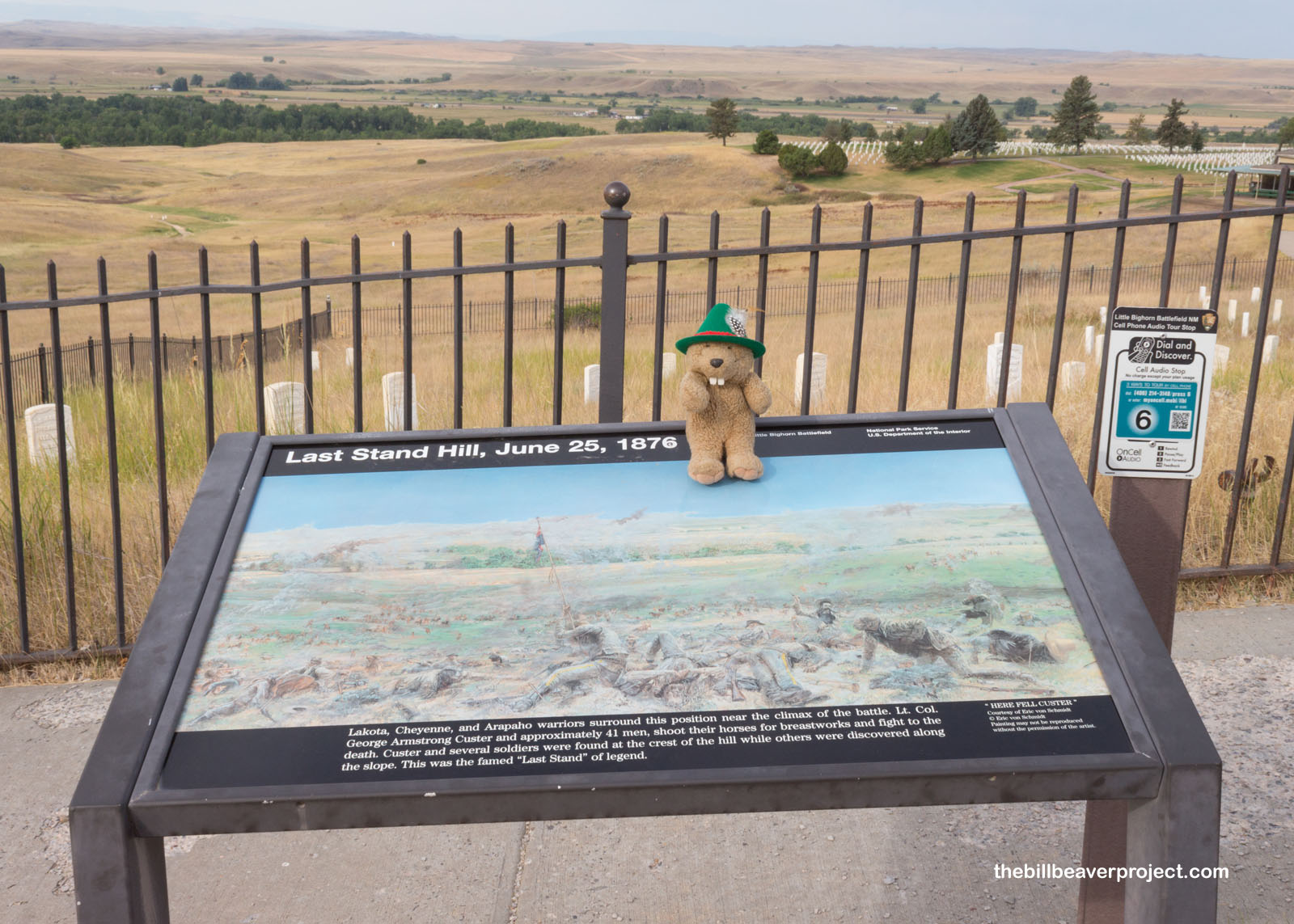 The hill where Custer's Last Stand took place!