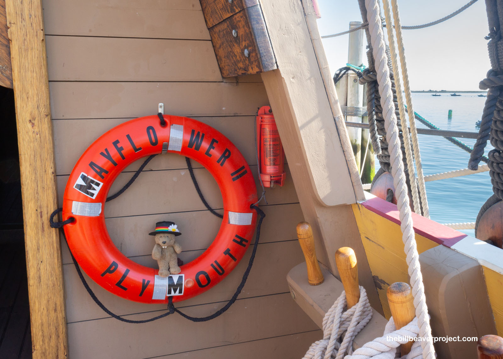 Safety first aboard this floating museum!