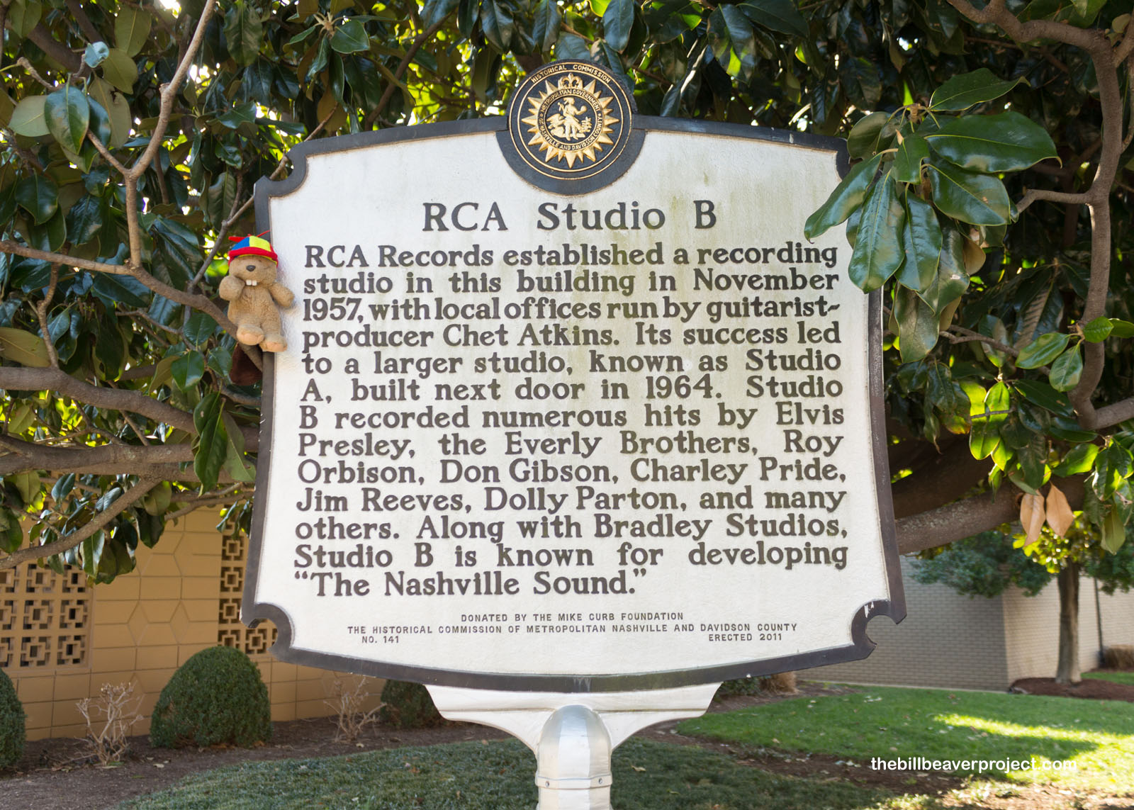 The historical plaque!