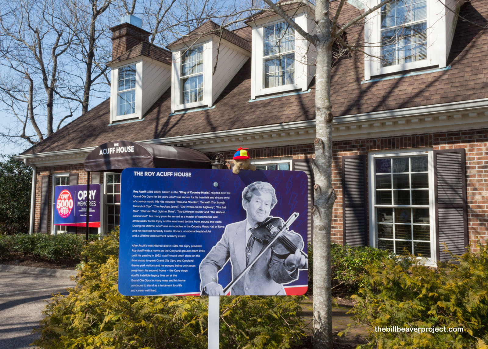 Early performer Roy Acuff lived out his last days here at the Opry!